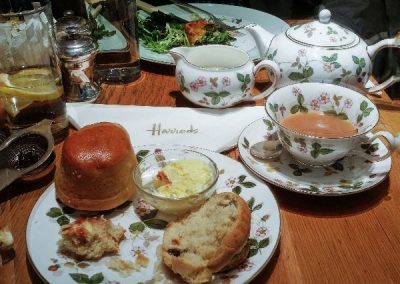 Afternoon tea in Harrods