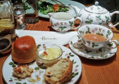 Afternoon tea in Harrods